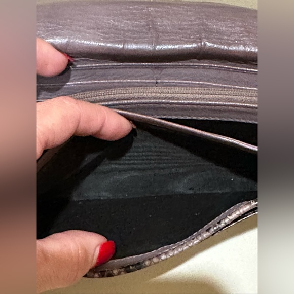 Vintage Gucci Python bamboo Wallet - Picture 2 of 16